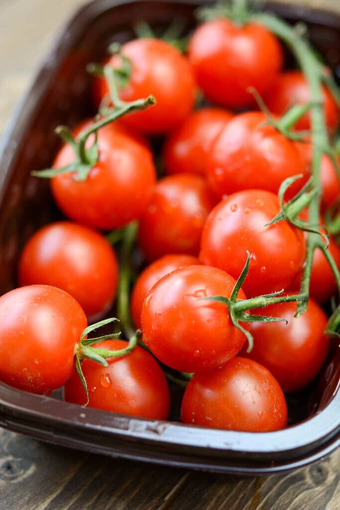 Vine-ripened cherry tomatoes - Grilled Corn Salad