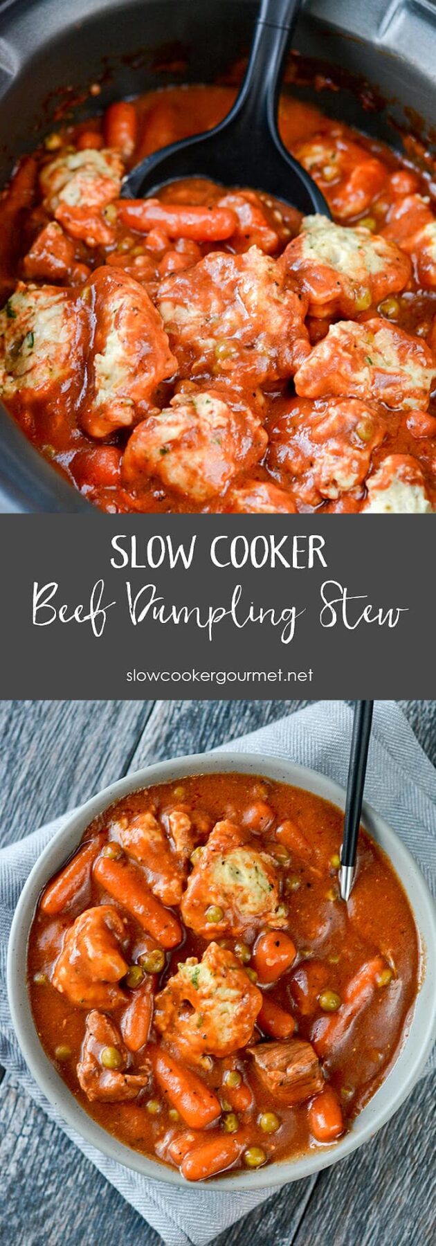 Slow Cooker Beef Dumpling Stew