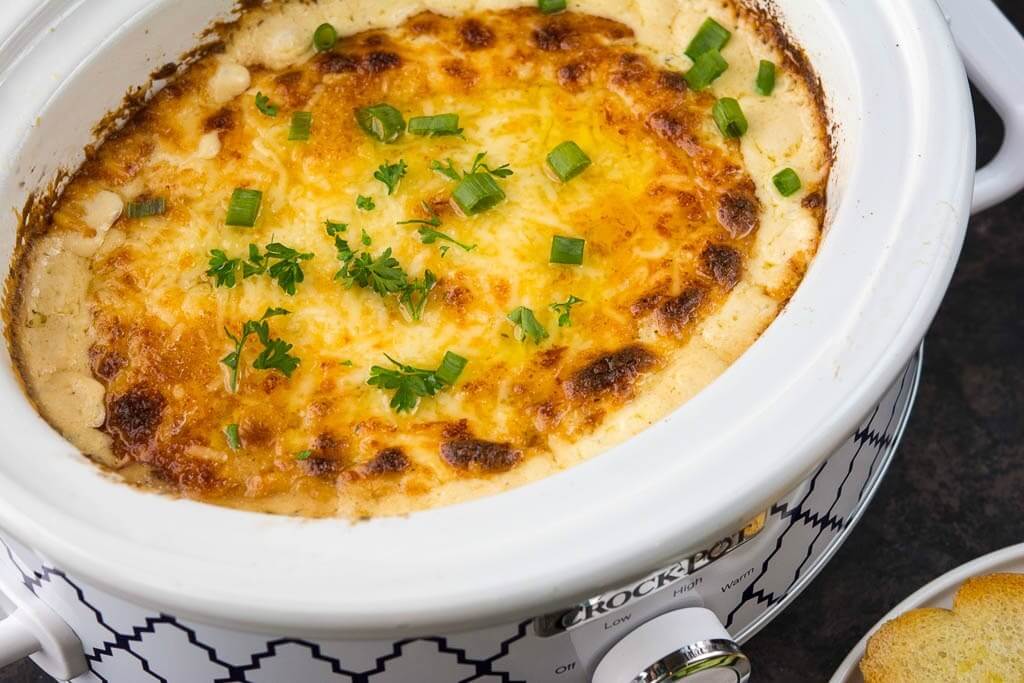 Crock-Pot Caramelized Onion Dip