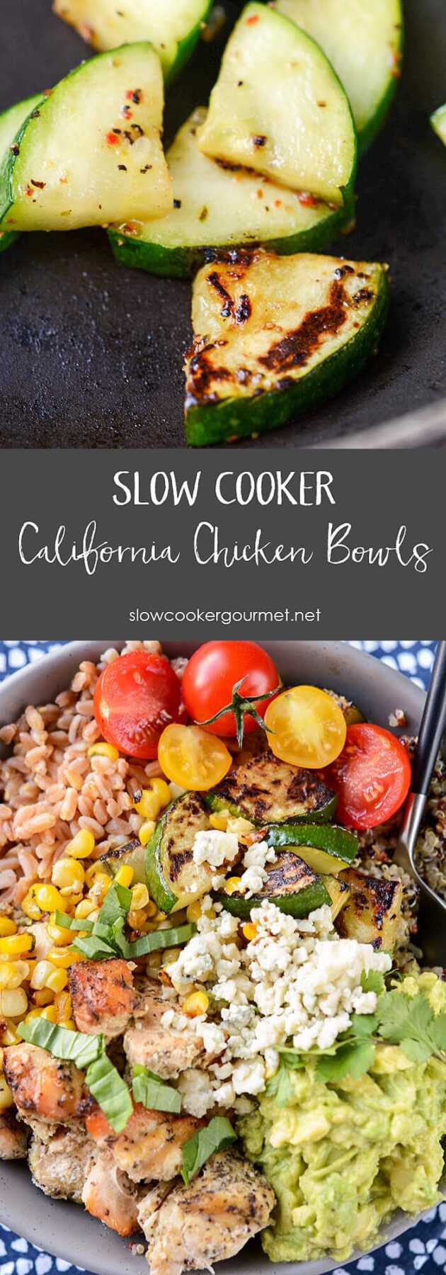 Slow Cooker California Chicken Bowls