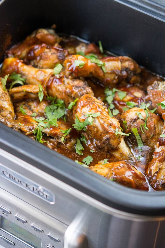 Crock-Pot Mango BBQ Chicken Bowls