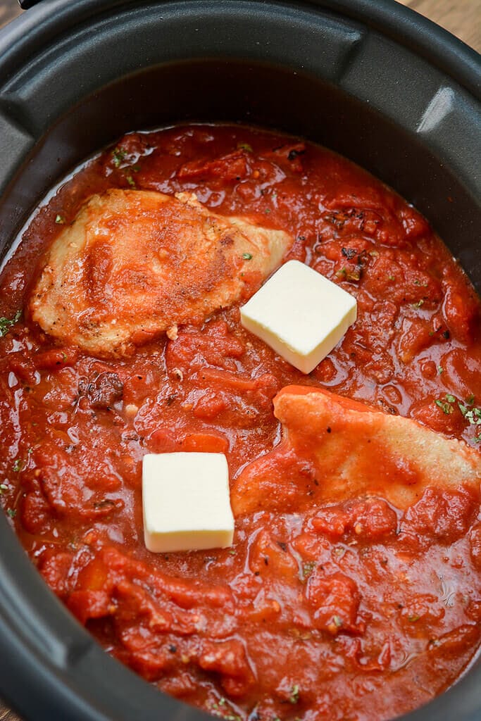 Slow Cooker Chicken in Tomato Sauce