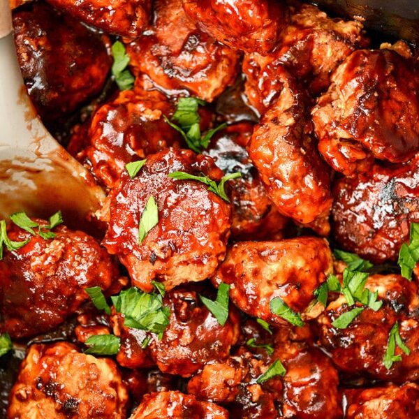 Slow Cooker Honey BBQ Meatballs Slow Cooker Gourmet