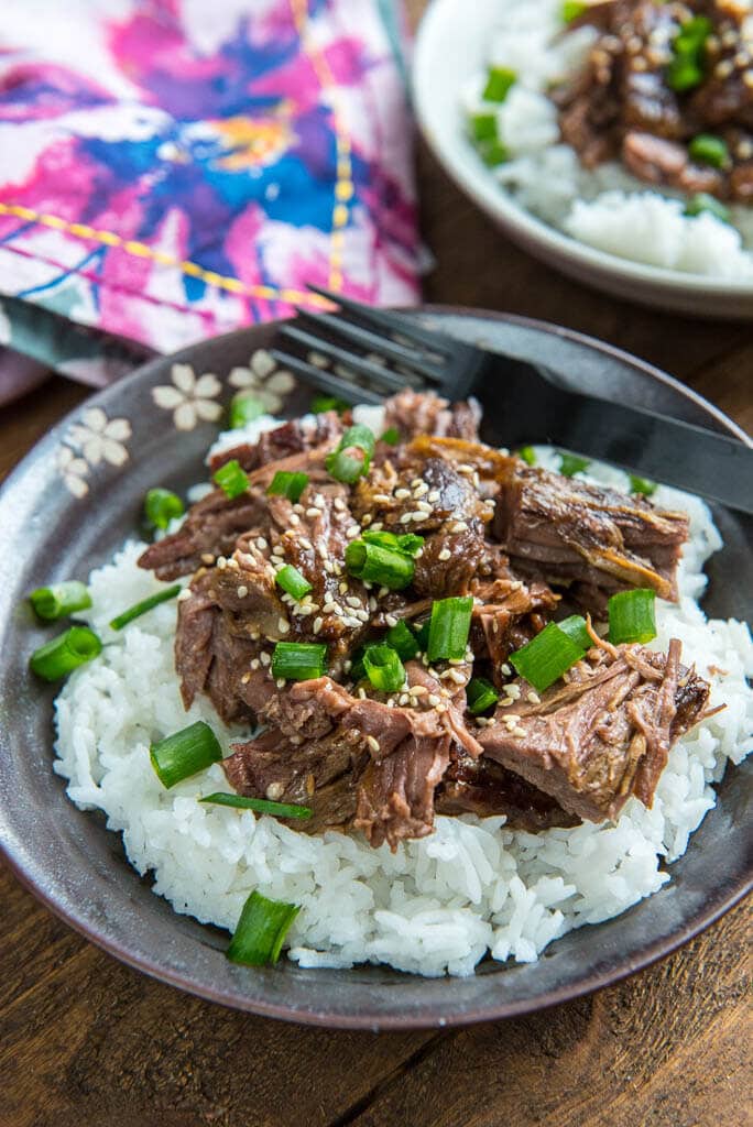 No need to waste money eating out! This Slow Cooker Mongolian Beef is so easy to make, so fresh and so much better than take-out!