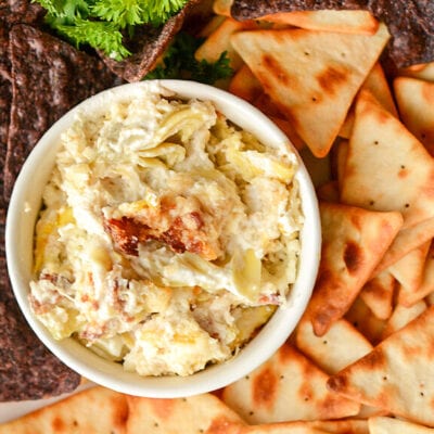 Slow Cooker Artichoke Dip