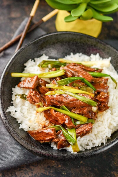 Slow Cooker Mongolian Beef - Slow Cooker Gourmet