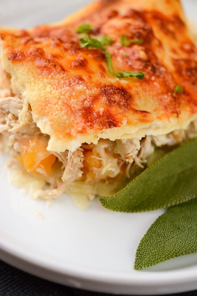 Chicken and Butternut Squash Lasagna