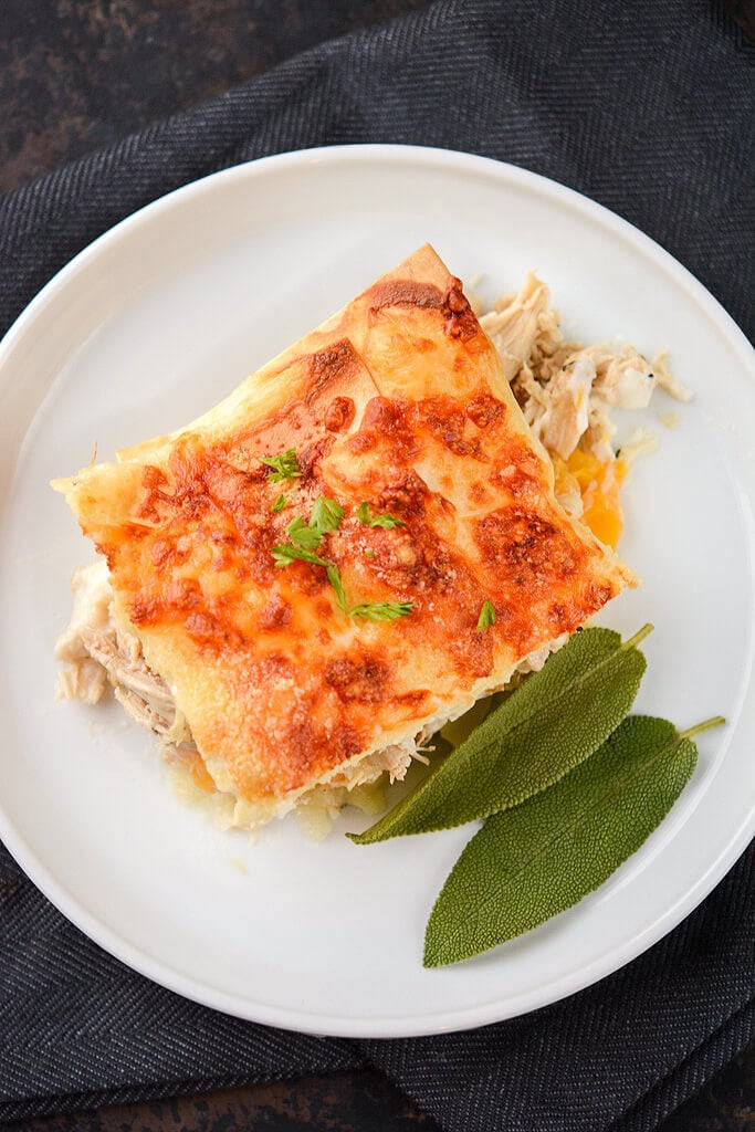 Chicken and Butternut Squash Lasagna