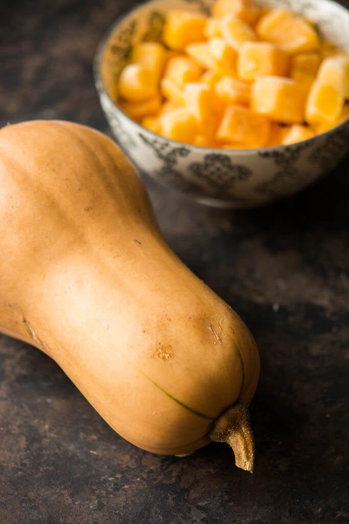 Slow Cooker Chickpea and Butternut Squash Pasta