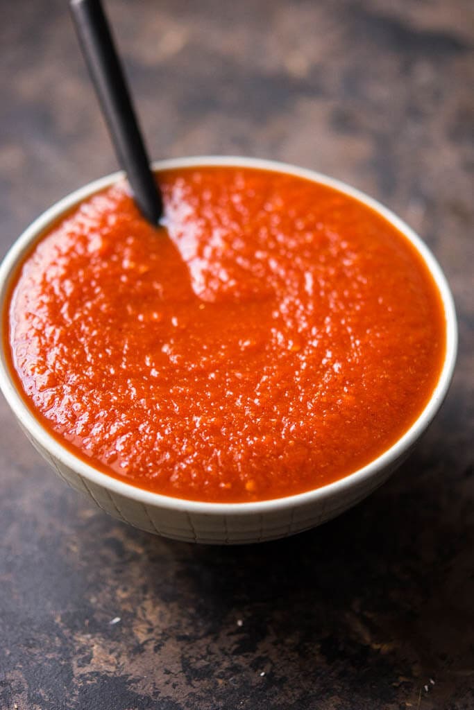 Slow Cooker Spicy Homemade Ketchup
