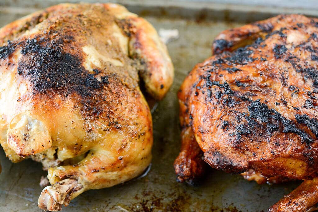 How to cook a whole chicken: Slow Cooked vs. Smoked