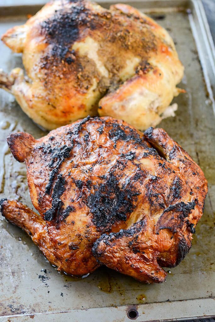 Whole Roast Chicken: Slow Cooked vs. Smoked