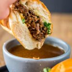 Pressure Cooker French Dip Sandwiches