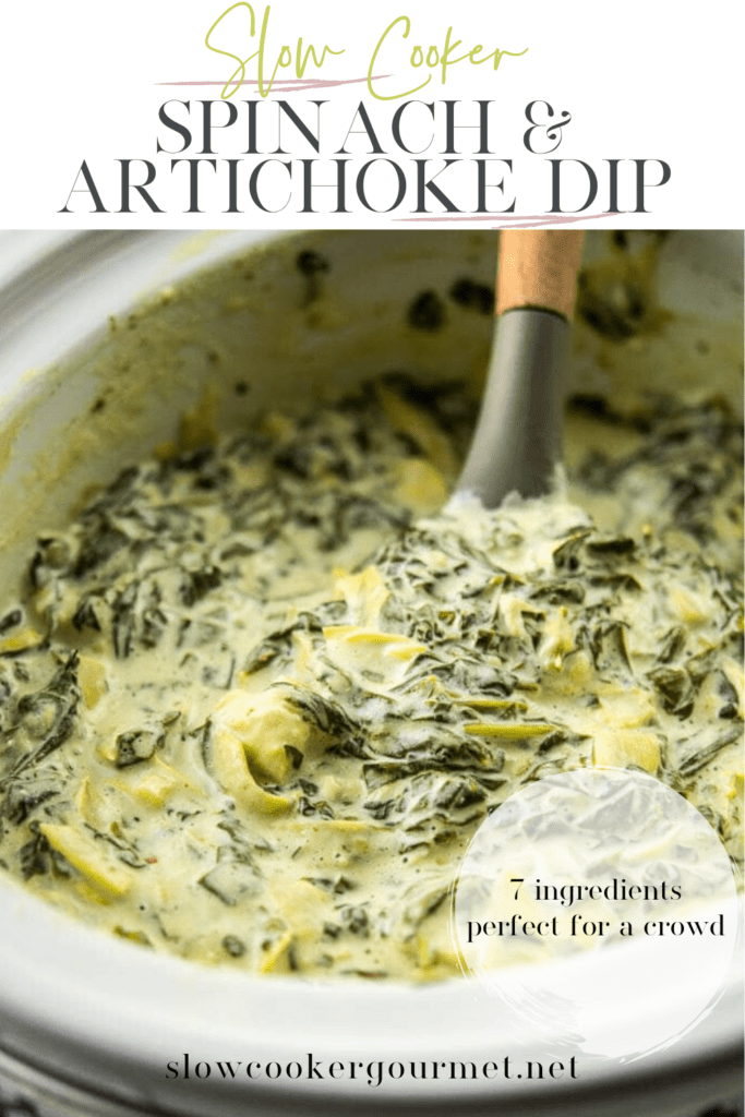 Slow Cooker Spinach and Artichoke Dip - Slow Cooker Gourmet