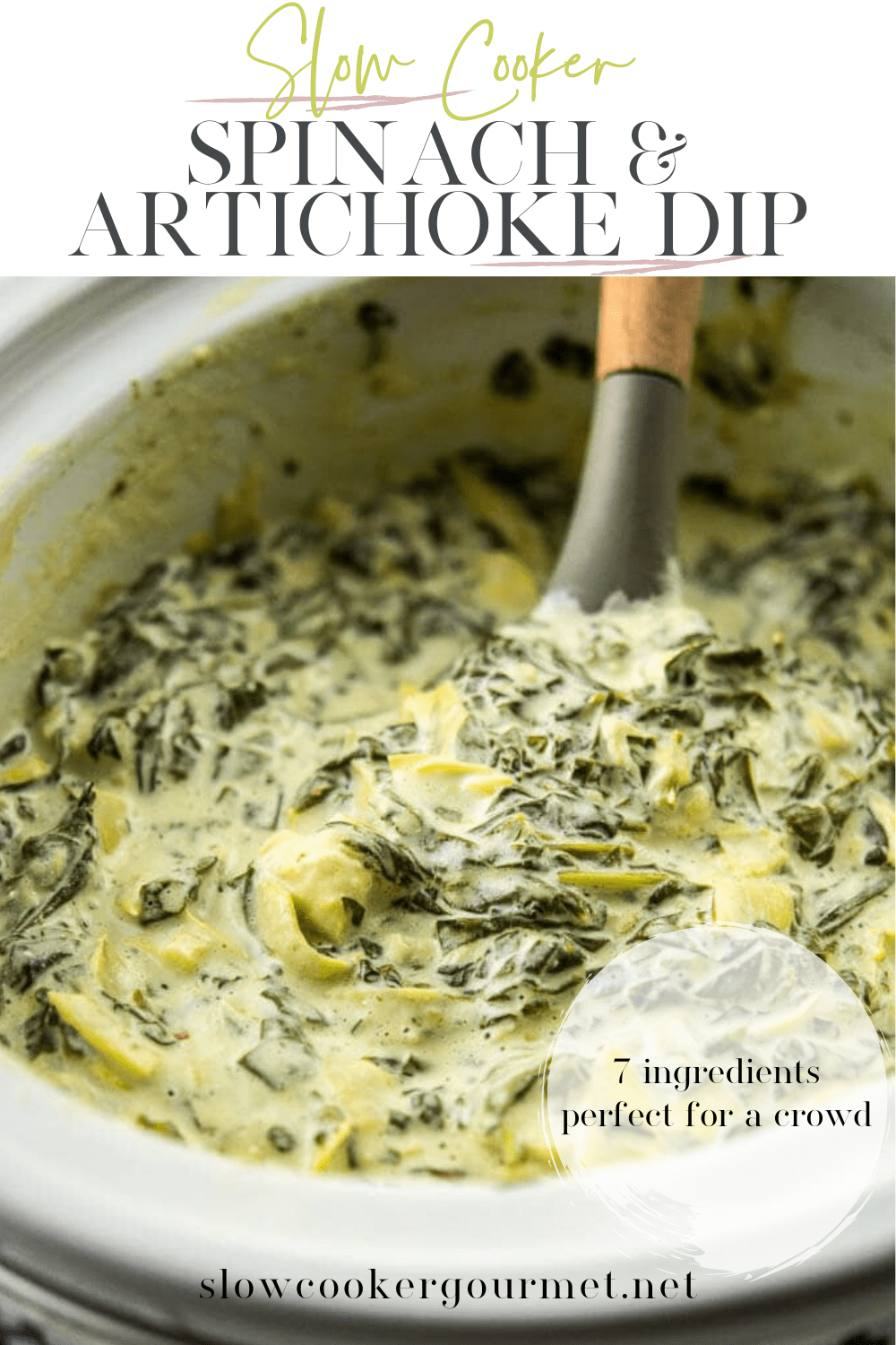 Slow Cooker Spinach and Artichoke Dip Slow Cooker Gourmet