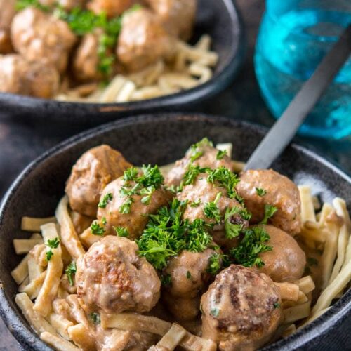 Slow Cooker Swedish Meatballs - Meatloaf and Melodrama