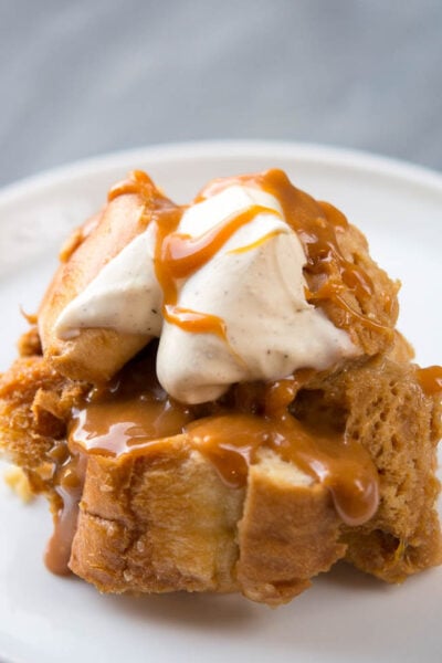 Slow Cooker Sweet Caramel French Toast Casserole