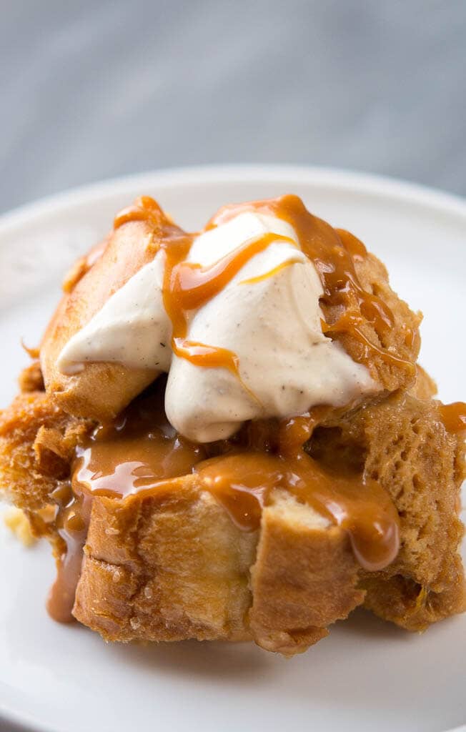 Slow Cooker Sweet Caramel French Toast Casserole