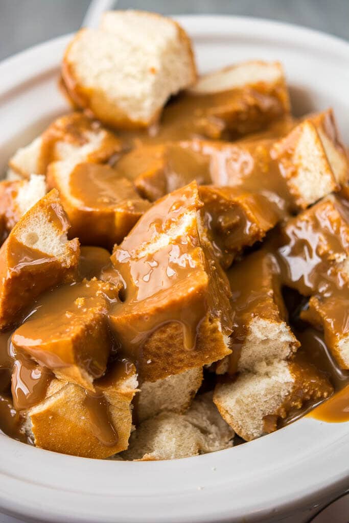 Slow Cooker Sweet Caramel French Toast Casserole