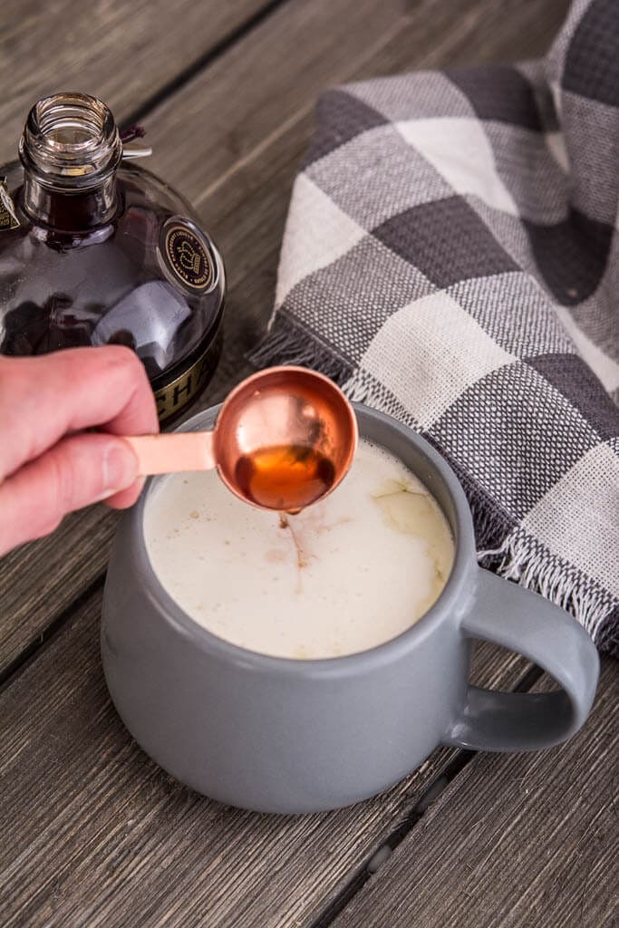 Slow Cooker White Chocolate Raspberry Hot Chocolate