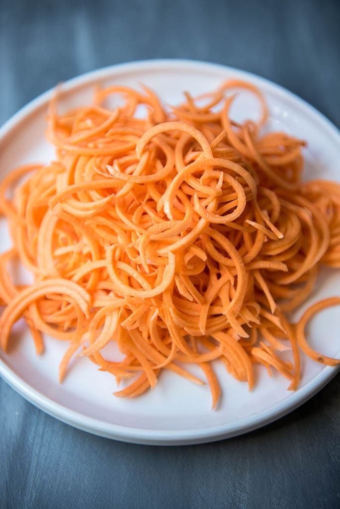 Lunch Crock Sweet Potato Noodles and Meatballs