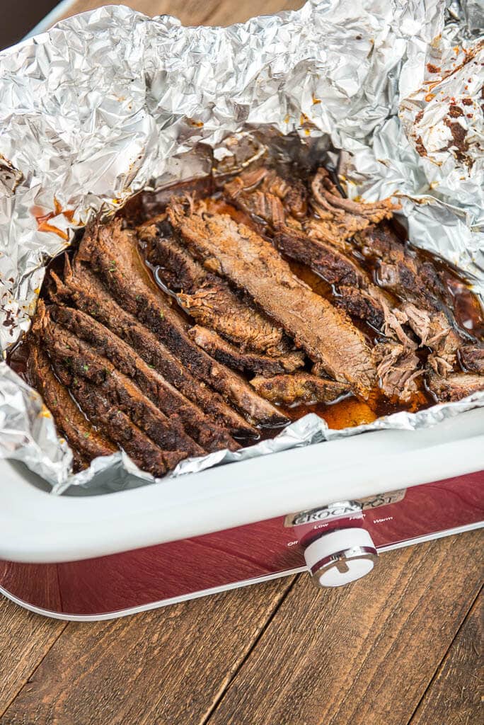 Slow Cooker Memphis Rubbed Brisket