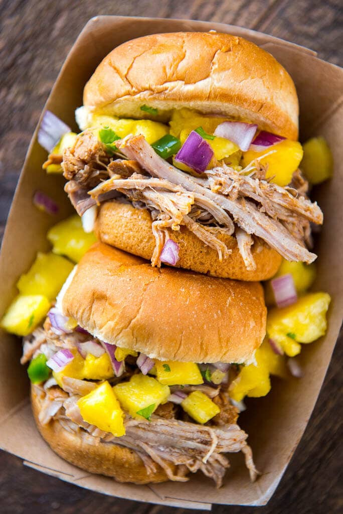 Pulled Pork Sandwiches - Girl Gone Gourmet