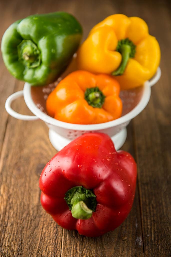 Slow Cooker Breakfast Stuffed Peppers