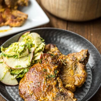 Slow Cooker Honey Mustard Pork Chops