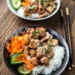Slow Cooker Ginger Chicken is a healthier take-out style recipe for a family friendly meal that everyone should keep on hand! So quick and easy to make you'll never need to get take-out again!