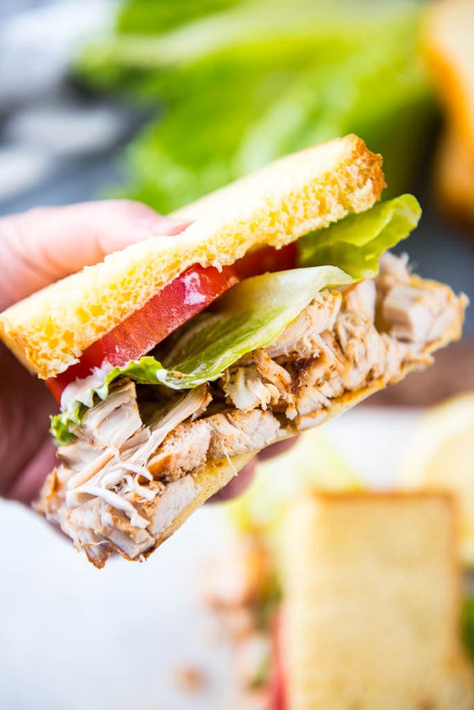 Slow Cooker Homemade Turkey Lunchmeat Sandwiches
