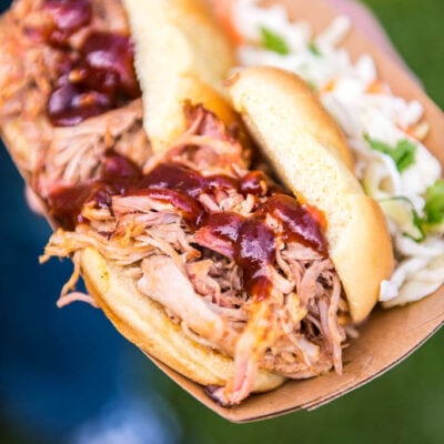 Pulled Pork Sliders that are delicious enough to go up against the best food truck fare! Use your slow cooker or your smoker to make the best pulled pork in town!