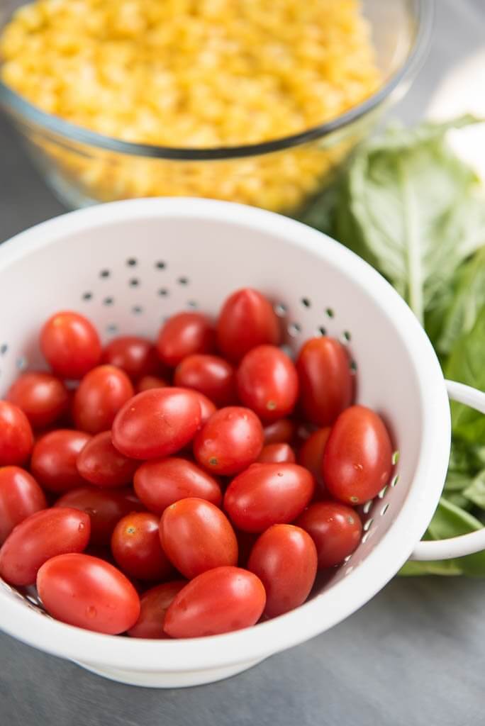 The perfect side dish all summer long! Corn and Tomato Salad is so simple to prepare, so fresh and always a hit!