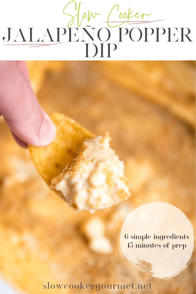 Jalapeno Popper Dip (Slow Cooker) - Life, Love, and Good Food