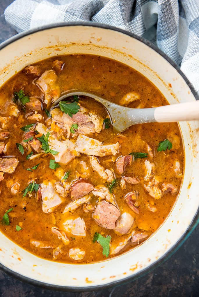 Smoked Chicken and Sausage Gumbo is a great reason to fire up your pellet grill or smoker and make some delicious cajun food!