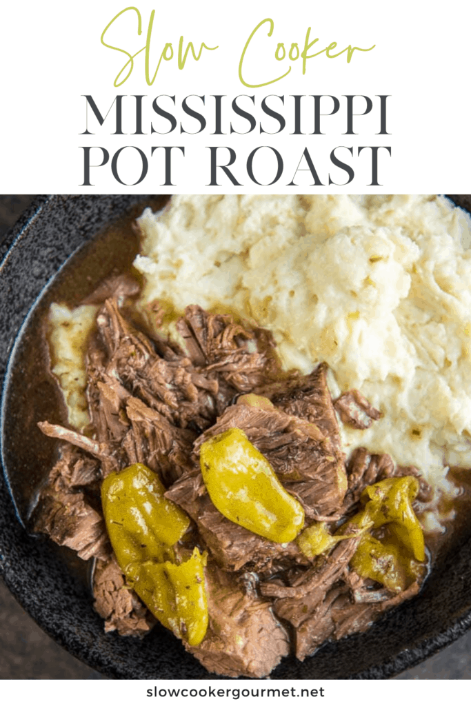 Slow Cooker Mississippi Pot Roast - Slow Cooker Gourmet