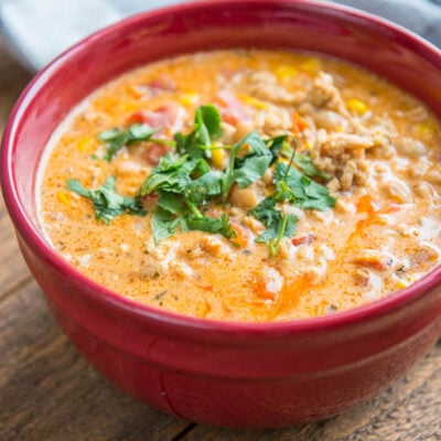 Slow Cooker Buffalo Chicken Chili is delicious, simple and award winning! This is the go-to when you are tired of boring chili recipes!