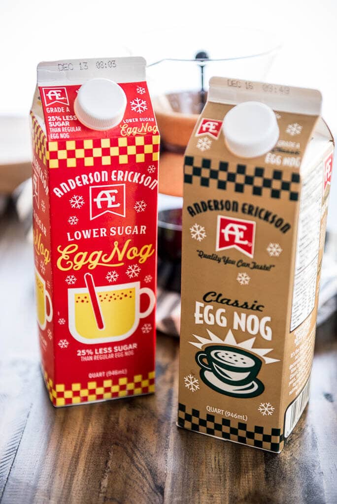 Enjoy a tasty treat this holiday season! Slow Cooker Eggnog Lattes are perfect for entertaining or a cozy evening by the fire!