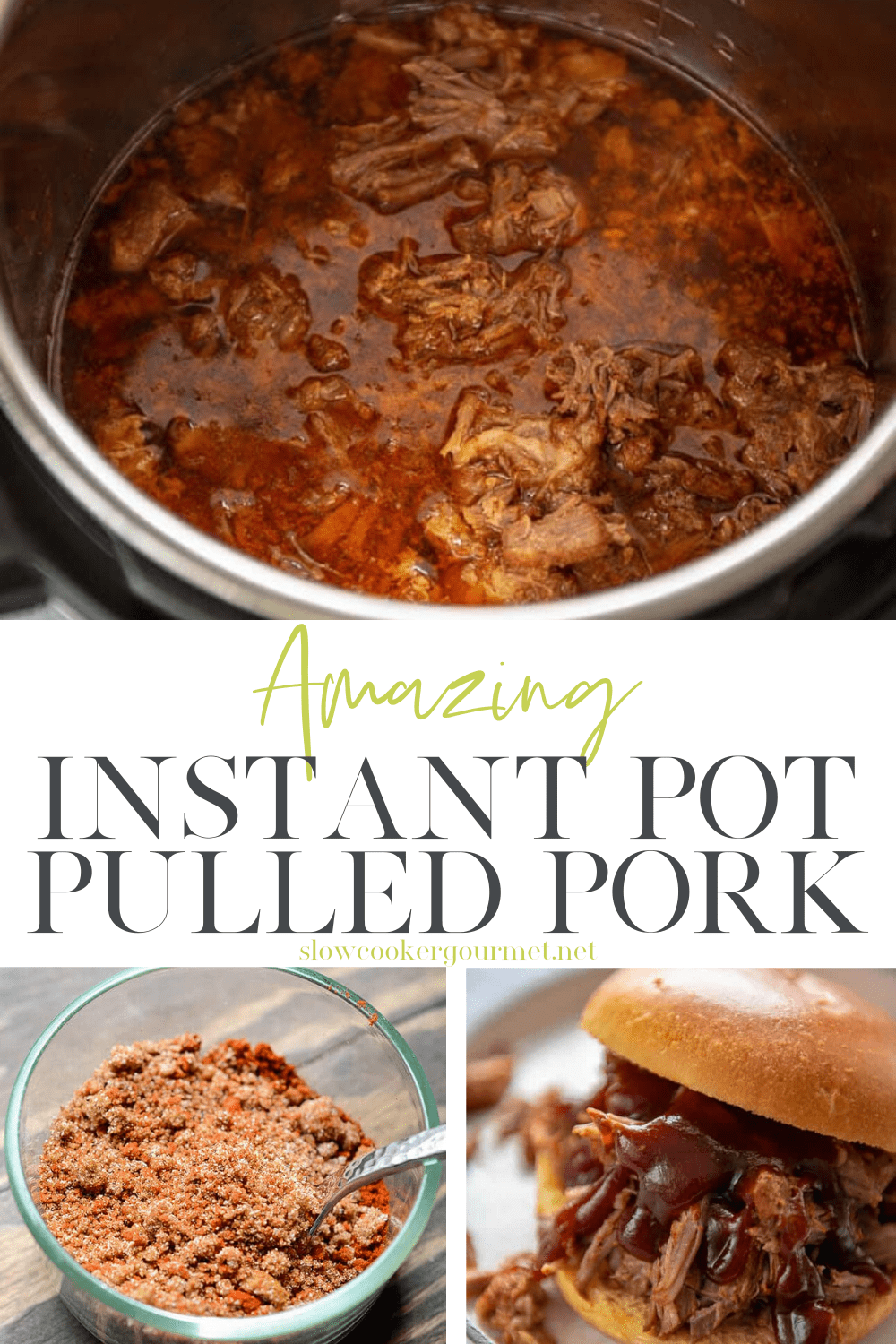 Amazing Instant Pot Pulled Pork - Slow Cooker Gourmet