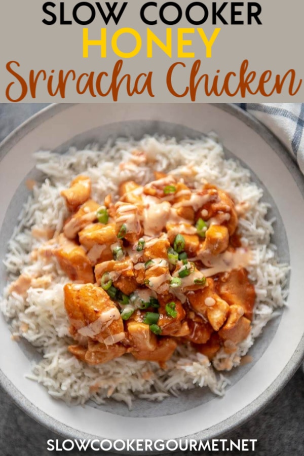 Slow Cooker Honey Sriracha Chicken - Fit Foodie Finds