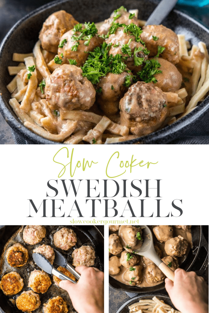 Slow Cooker Swedish Meatballs - Slow Cooker Gourmet