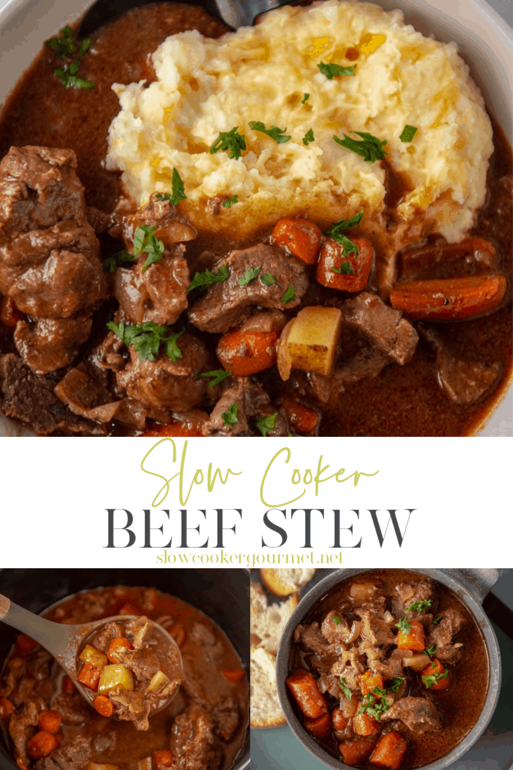 Slow Cooker Beef Stew - Slow Cooker Gourmet