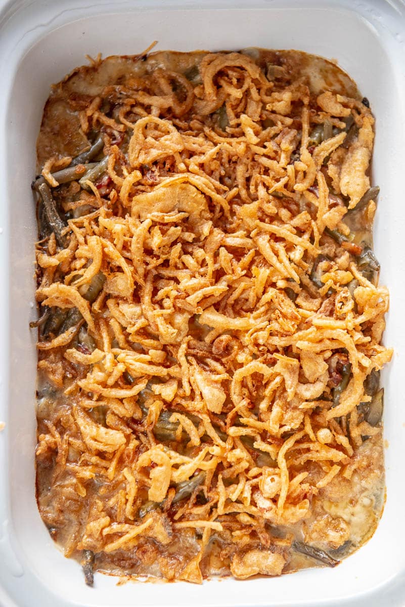 Slow Cooker Green Bean Casserole - Upstate Ramblings