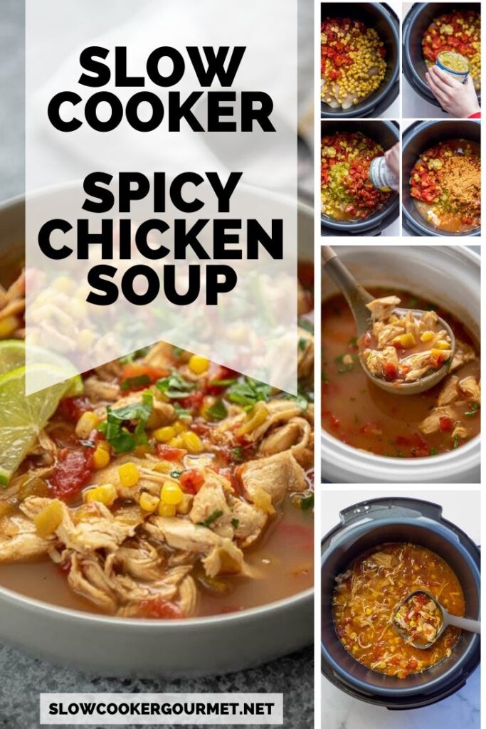 Slow Cooker Spicy Chicken Soup - Slow Cooker Gourmet