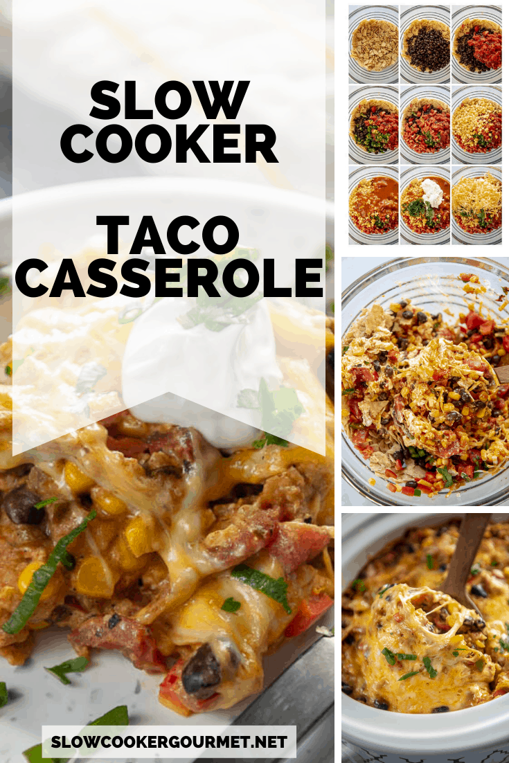 Slow Cooker Taco Casserole - Slow Cooker Gourmet