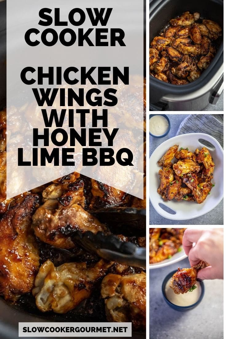 Slow Cooker Chicken Wings with Honey Lime BBQ Slow Cooker Gourmet