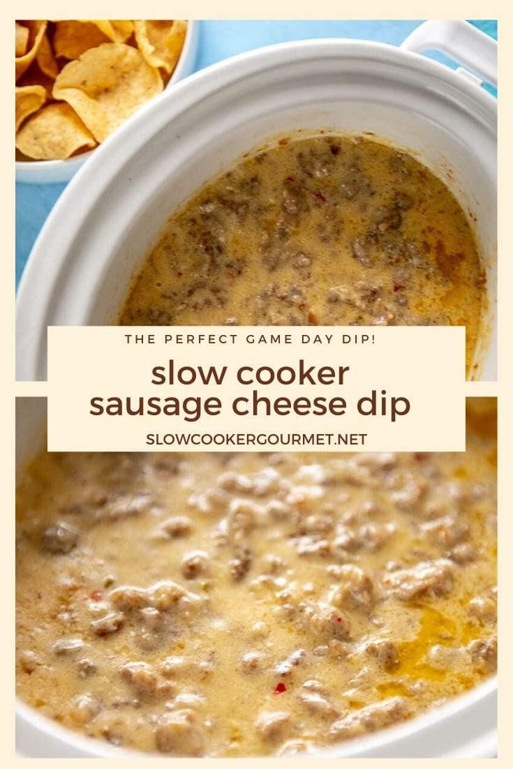 Slow Cooker Sausage Cheese Dip Slow Cooker Gourmet