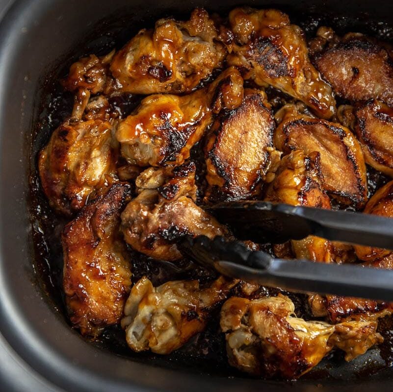 Slow Cooker Chicken Wings with Honey Lime BBQ Slow Cooker Gourmet
