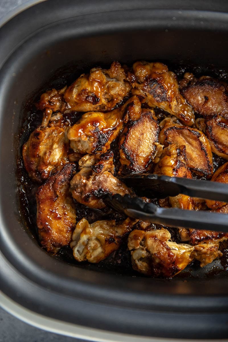 Slow Cooker Chicken Wings with Honey Lime BBQ