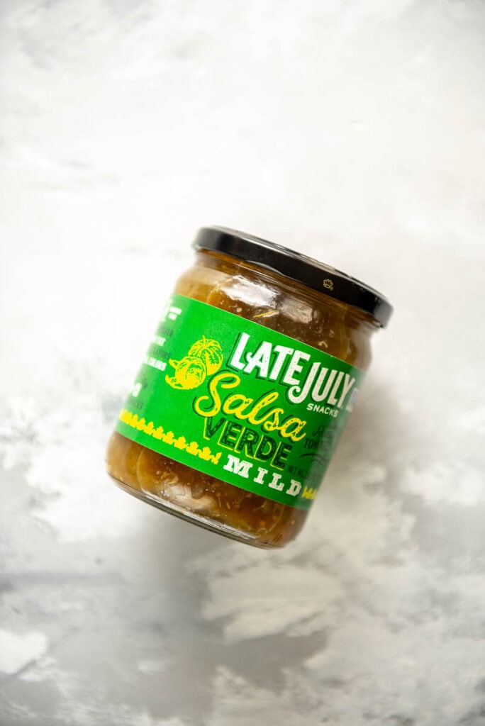 jar of salsa verde